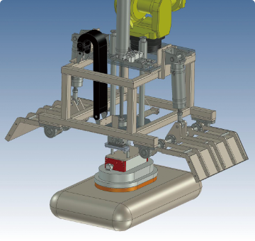 原料粉体袋用ハンド